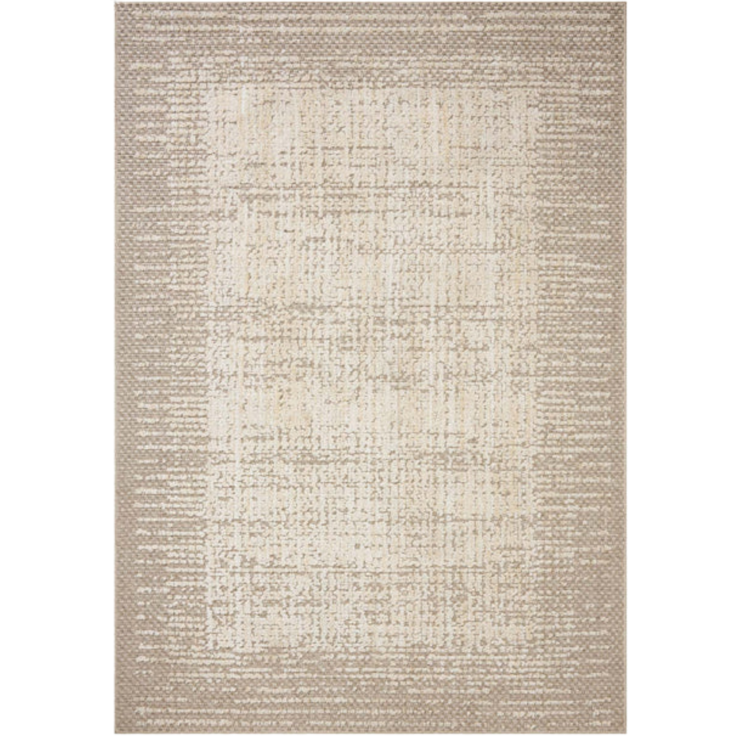 Full view of Homvirex Bexley Natural Taupe area rug